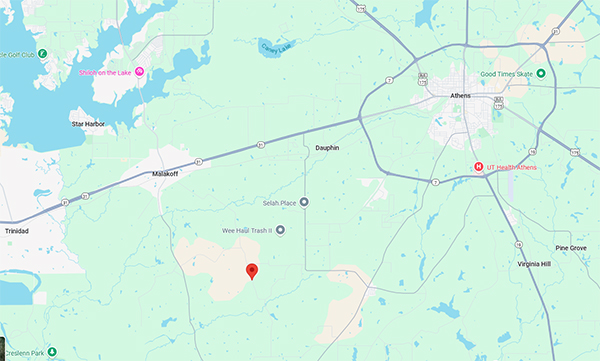 Map to Smith Ranch